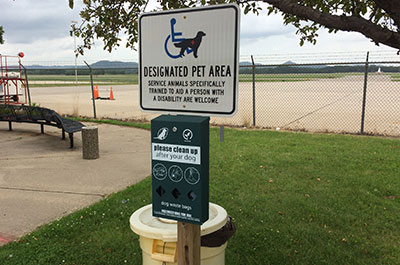 La Crosse Regional Airport (LSE) Pet Relief Areas
