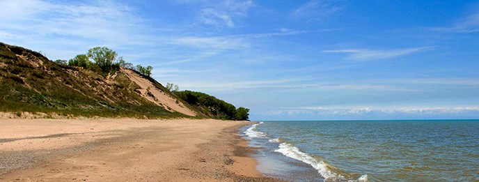 Central Avenue Beach at Indiana Dunes National Park