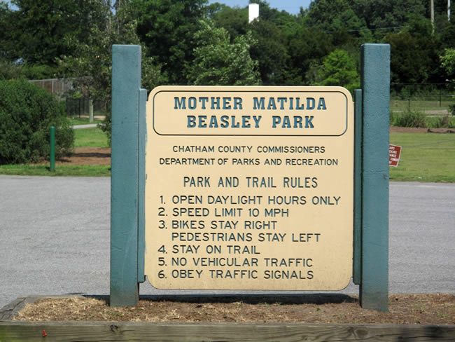 Savannah: Mother Mathilda Beasley Dog Park