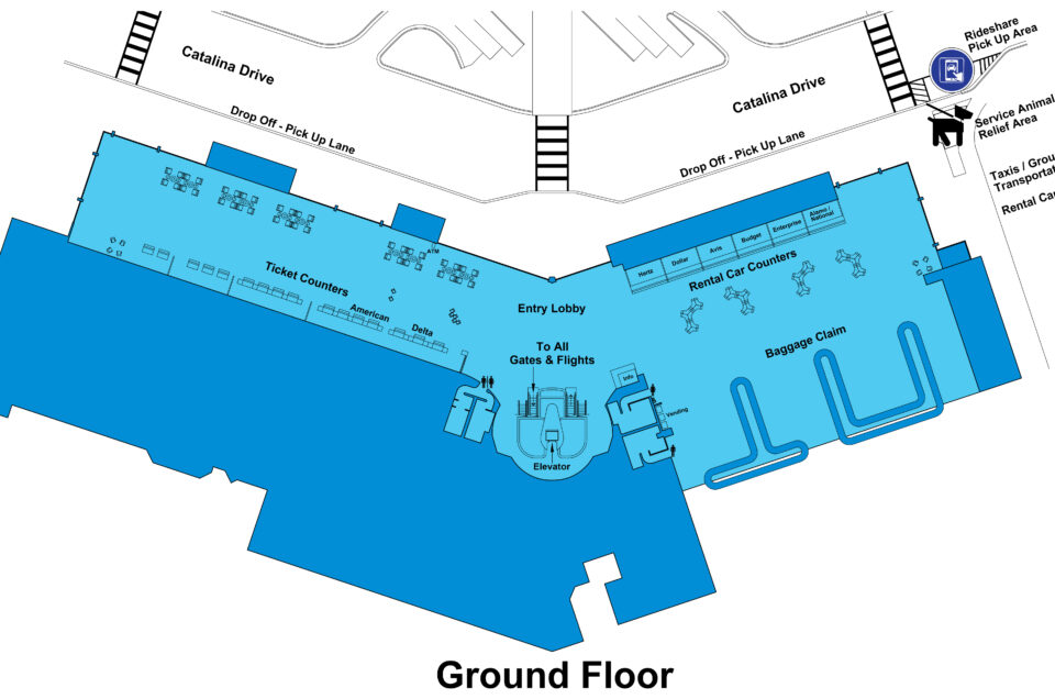Daytona Beach International Airport (DAB) Pet Relief Areas