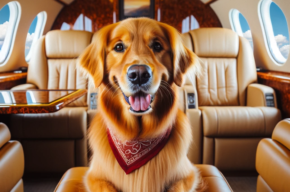 Flying With Dogs by Private Jet